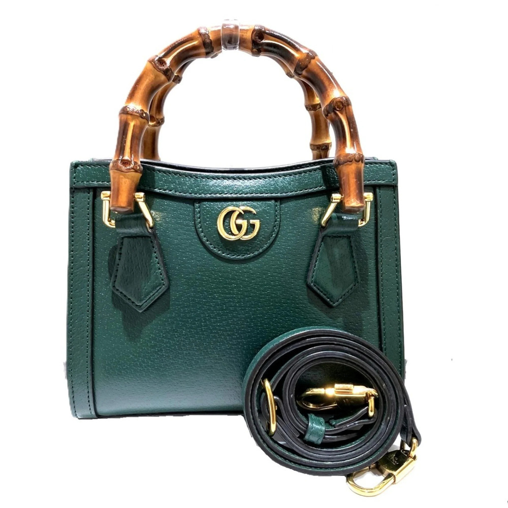 Gucci Diana handbag, bamboo leather, 702732
